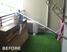 テラスを居室に大変身