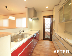 キッチンリフォーム後