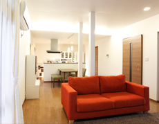 こだわりの間接照明