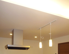 こだわりの間接照明