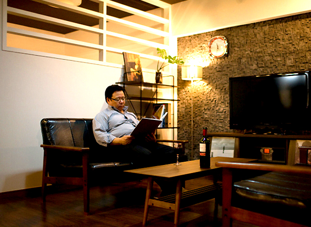 ジャズや酒が似合う部屋